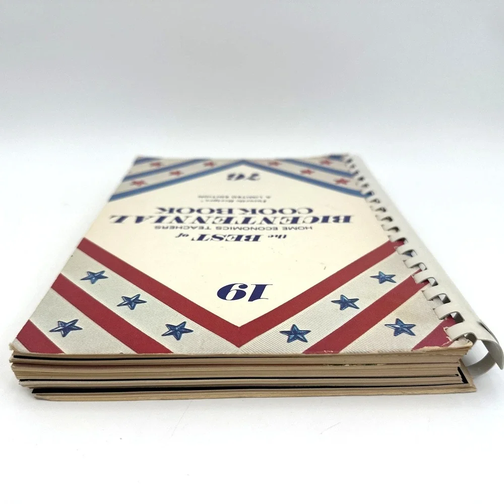 Best Of Home Economics Teachers Bicentennial Cookbook 1976 Spiral Bound Recipes